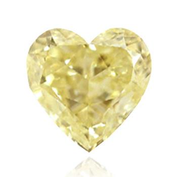 Желтый бриллиант с легким желтым оттенком