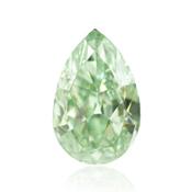 Зеленый бриллиант с интенсивным желтовато-зеленым цветом