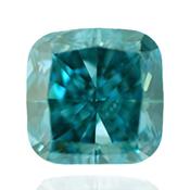 Голубой бриллиант с насыщенным зеленым голубым цветом