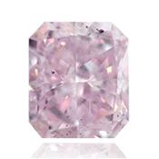 Пурпурный бриллиант с легким розовато-пурпурным цветом