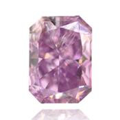 Пурпуровый бриллиант с ярким пурпуровым цветом